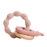 1Pc Baby Silicone Teether Toys Pendant Bracelet Teething Natural Wood Ring Bracelet BPA Free Nursing Accessories for Kid - FLUFFI