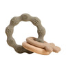 1Pc Baby Silicone Teether Toys Pendant Bracelet Teething Natural Wood Ring Bracelet BPA Free Nursing Accessories for Kid - FLUFFI