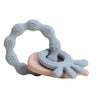 1Pc Baby Silicone Teether Toys Pendant Bracelet Teething Natural Wood Ring Bracelet BPA Free Nursing Accessories for Kid - FLUFFI