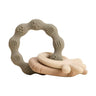 1Pc Baby Silicone Teether Toys Pendant Bracelet Teething Natural Wood Ring Bracelet BPA Free Nursing Accessories for Kid - FLUFFI