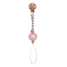 1Pc Baby Teether Silicone Beads Wooden Baby Pacifier Chain Baby Pram Crib DIY Customized Rattle Soother Bracelet Teether - FLUFFI