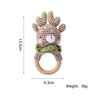 1Pc Baby Teether Silicone Beads Wooden Baby Pacifier Chain Baby Pram Crib DIY Customized Rattle Soother Bracelet Teether - FLUFFI