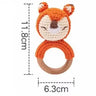 1Pc Baby Teether Silicone Beads Wooden Baby Pacifier Chain Baby Pram Crib DIY Customized Rattle Soother Bracelet Teether - FLUFFI