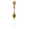 1Pc Baby Teether Silicone Beads Wooden Baby Pacifier Chain Baby Pram Crib DIY Customized Rattle Soother Bracelet Teether - FLUFFI