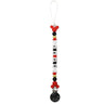 1Pc Baby Teether Silicone Beads Wooden Baby Pacifier Chain Baby Pram Crib DIY Customized Rattle Soother Bracelet Teether - FLUFFI