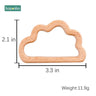 1Pc Baby Toys Wooden Teether Animal Teething for New Born Play Gym Accessories Diy Pendant Chewable Tiny Rod Teethers - FLUFFI