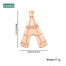 1Pc Baby Toys Wooden Teether Animal Teething for New Born Play Gym Accessories Diy Pendant Chewable Tiny Rod Teethers - FLUFFI