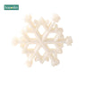 1Pc Silicone Snowflak Teether Christmas Tree Pendant Star Christmas Deer Gifts for Baby Elk Gingerbread Mansbaby Teether - FLUFFI
