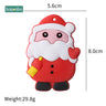 1Pc Silicone Snowflak Teether Christmas Tree Pendant Star Christmas Deer Gifts for Baby Elk Gingerbread Mansbaby Teether - FLUFFI