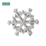 1Pc Silicone Snowflak Teether Christmas Tree Pendant Star Christmas Deer Gifts for Baby Elk Gingerbread Mansbaby Teether - FLUFFI
