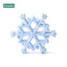 1Pc Silicone Snowflak Teether Christmas Tree Pendant Star Christmas Deer Gifts for Baby Elk Gingerbread Mansbaby Teether - FLUFFI