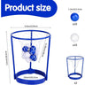 2 Pack Head Hoop Basketball Party Game for Kids Adults Adjustable Basket Net Headband with 20 Balls Fun Gift for Birthday - FLUFFI