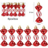 6Pcs/Box Christmas Candy Pendant Xmas Tree Hanging Ornaments Christmas Decorations for Home 2023 Navidad Noel New Year Kids Gift - FLUFFI