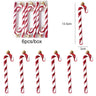 6Pcs/Box Christmas Candy Pendant Xmas Tree Hanging Ornaments Christmas Decorations for Home 2023 Navidad Noel New Year Kids Gift - FLUFFI