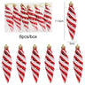 6Pcs/Box Christmas Candy Pendant Xmas Tree Hanging Ornaments Christmas Decorations for Home 2023 Navidad Noel New Year Kids Gift - FLUFFI
