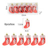 6Pcs/Box Christmas Candy Pendant Xmas Tree Hanging Ornaments Christmas Decorations for Home 2023 Navidad Noel New Year Kids Gift - FLUFFI