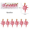 6Pcs/Box Christmas Candy Pendant Xmas Tree Hanging Ornaments Christmas Decorations for Home 2023 Navidad Noel New Year Kids Gift - FLUFFI