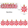 6Pcs/Box Christmas Candy Pendant Xmas Tree Hanging Ornaments Christmas Decorations for Home 2023 Navidad Noel New Year Kids Gift - FLUFFI