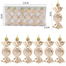 6Pcs/Box Christmas Candy Pendant Xmas Tree Hanging Ornaments Christmas Decorations for Home 2023 Navidad Noel New Year Kids Gift - FLUFFI