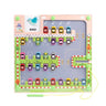 Alphabet Matching Game, Magnetic Parking Lot Maze, 26 Letters Cars Puzzle for Kids,Letters Vocabulary Learning - FLUFFI
