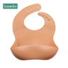 Baby Bib Adjustable Animal Picture Waterproof Saliva Dripping Bibs Soft Edible BPA Free Silicone Saliva Towel Drooling Baby Scar - FLUFFI