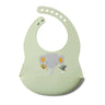 Baby Bib Adjustable Animal Picture Waterproof Saliva Dripping Bibs Soft Edible BPA Free Silicone Saliva Towel Drooling Baby Scar - FLUFFI