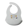 Baby Bib Adjustable Animal Picture Waterproof Saliva Dripping Bibs Soft Edible BPA Free Silicone Saliva Towel Drooling Baby Scar - FLUFFI