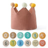 Baby Birthday Party Hat Set Crown Headband Magic Wand Toy Banner Cake Birthday for Kids Party Photography Props 1 - 6 Years Gifts - FLUFFI