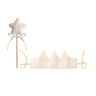 Baby Birthday Party Hat Set Crown Headband Magic Wand Toy Banner Cake Birthday for Kids Party Photography Props 1 - 6 Years Gifts - FLUFFI