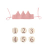 Baby Birthday Party Hat Set Crown Headband Magic Wand Toy Banner Cake Birthday for Kids Party Photography Props 1 - 6 Years Gifts - FLUFFI