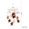 Baby Crib Mobile Bed Bell Soft Felt Hot Air Balloon Wind Chime Pendant Bed Bell Wooden Newborn Comfort Bed Bell Toys Baby Gift - FLUFFI