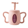 Baby Silicone Bow Lid Feeding Cup with Handle Sippy BPA Free Toddlers Learning Drinkware Children Soft Straw Cup Tableware - FLUFFI