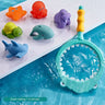 Bath Toys Take a Bath Paddle Catch Fish Game Toys Swimming Pool Parent - Child Interactive Catch Fish Game Toys Baby Toys - FLUFFI