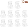Bear Shape Candy Box Transparent Jewelry Snack Gift Packaging Box Wedding Birthday Party Decor Supplies Baby Shower Favors - FLUFFI
