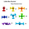Bees Suction Cup Toy, Soft Building Blocks Pop Sucker,Small Throw Darts Set,Parent - Child Interactive Game - FLUFFI