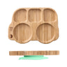 Bopoobo Children'S Tableware Suction Plate Bowl Baby Dishes Baby Feeding Dishes Spoon Fork Sets Bamboo Plate for Kids Tableware - FLUFFI