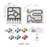 Children'S Montessori Traffic Toy 35*31 CM City Traffic Road Map Game Wooden Car Educational Toy Cartoon City Kid Game Gift - FLUFFI