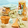 Children'S Outdoor Beach Toys Fun Shovel Mold Beach Bucket Set Storage Sand Digging Tool Bucket - FLUFFI
