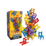 Children'S Puzzle Folding Chair Toy Parent - Child Interactive Game for Kids Chair Stack Party Game Juego Social Games - FLUFFI