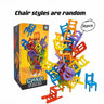 Children'S Puzzle Folding Chair Toy Parent - Child Interactive Game for Kids Chair Stack Party Game Juego Social Games - FLUFFI