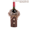 Christmas Wine Bottle Cover Merry Christmas Decorations for Home 2025 Xmas Ornaments Gift Navidad Noel Natal Happy New Year 2025 - FLUFFI