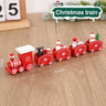 Christmas Wooden Train Ornament Merry Christmas Decoration for Home - FLUFFI