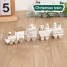 Christmas Wooden Train Ornament Merry Christmas Decoration for Home - FLUFFI