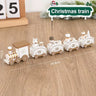 Christmas Wooden Train Ornament Merry Christmas Decoration for Home - FLUFFI