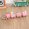 Christmas Wooden Train Ornament Merry Christmas Decoration for Home - FLUFFI