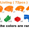 Creative Big Size Building Block Wall Baseplate Designer Marble Race Run Blocks Educational Toys for Kids Christmas Gifts - FLUFFI