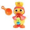 Cute Duck - Bathtub Toys - Toddlers 1 - 4 - Rotating Water Wheels - FLUFFI