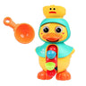 Cute Duck - Bathtub Toys - Toddlers 1 - 4 - Rotating Water Wheels - FLUFFI