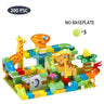 Dinosaur Marble Balls Building Blocks - Race Run Track - Model Construction Stack - FLUFFI