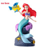 Disney Princess Ariel Anime Little Mermaid Action Figure Toys Ariel Pvc Collection Room Car - FLUFFI
